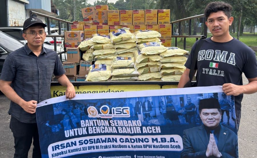 Irsan Gading Minta Kader NasDem Aktif Membantu Korban Bencana