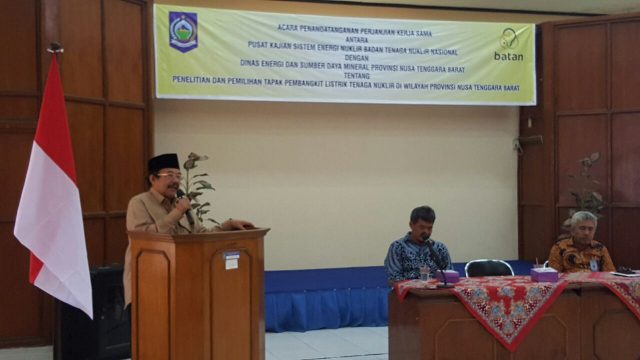 Kurtubi Dukung Kerjasama BATAN Dengan Dinas ESDM Provinsi NTB