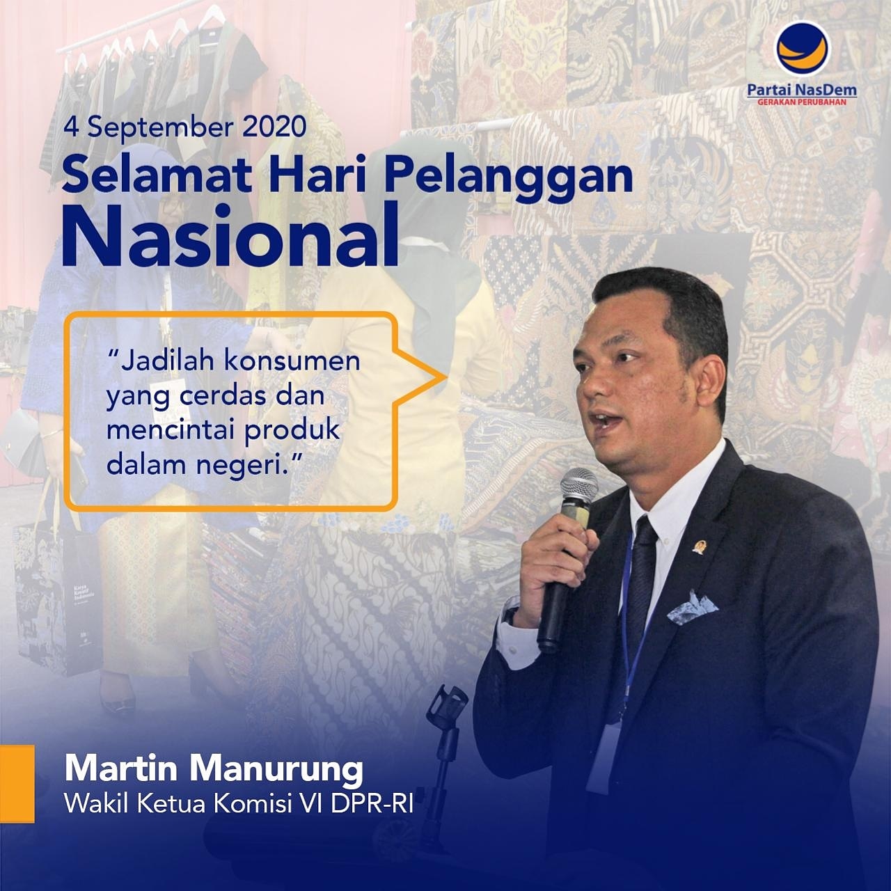 Martin Manurung Hari Pelanggan Nasional