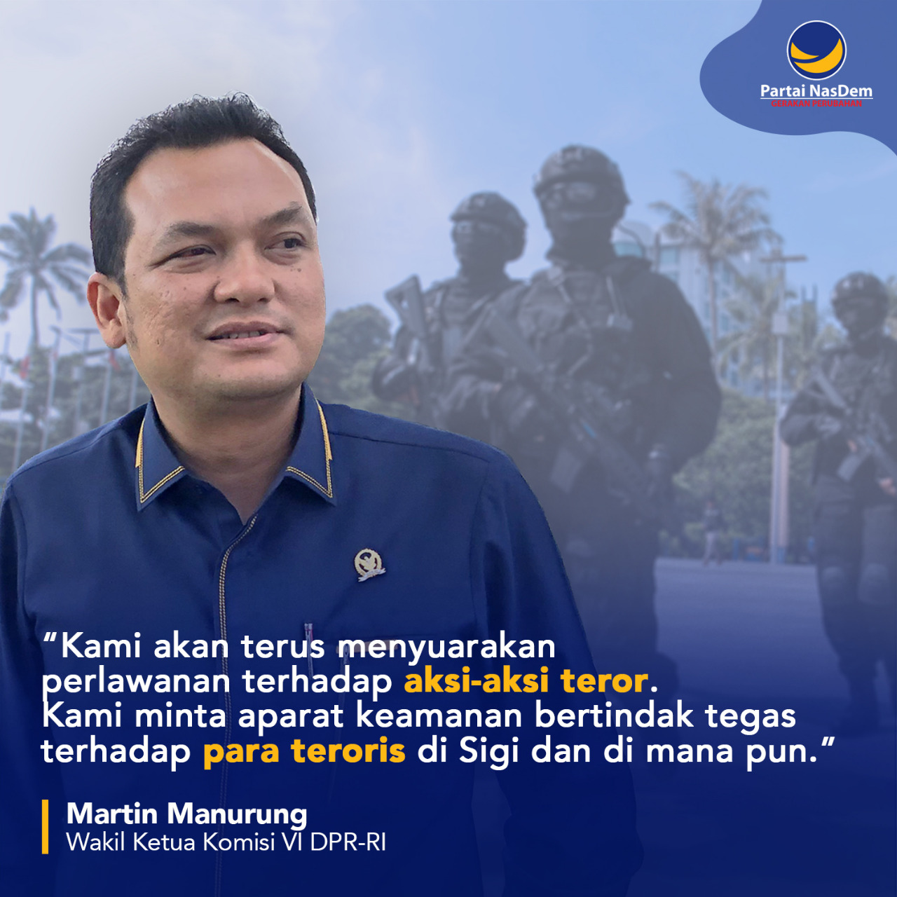 Lawan Segala Bentuk Aksi Teror