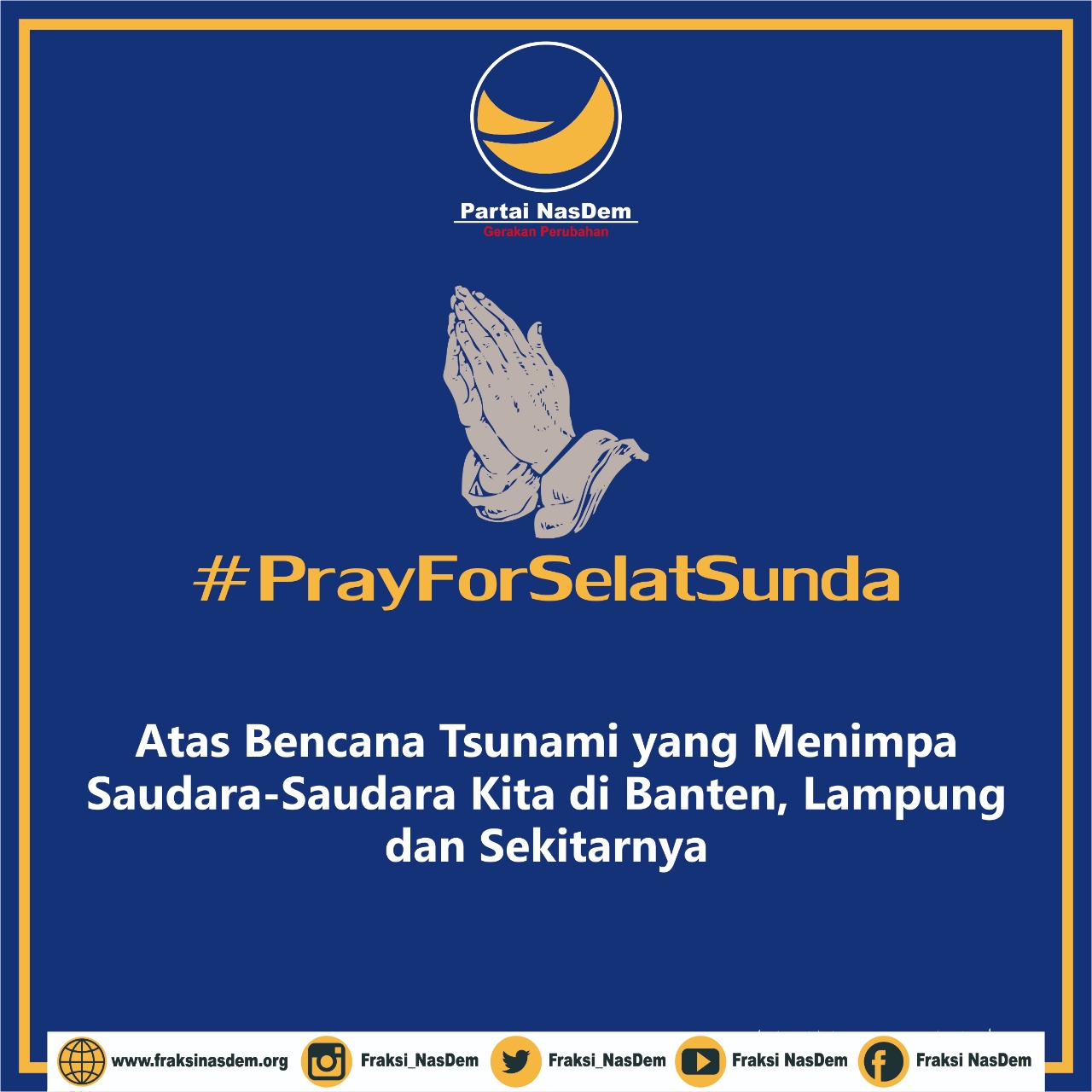 Duka Cita Untuk Korban Tsunami Selat Sunda
