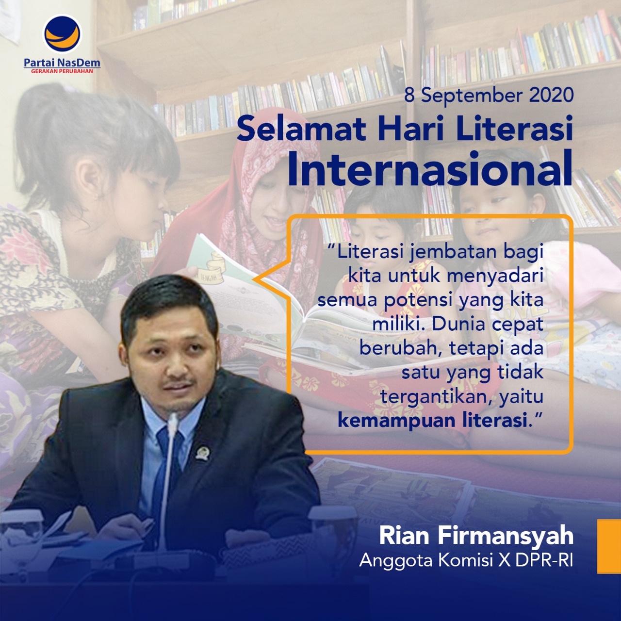 Rian Firmansyah Hari Literasi