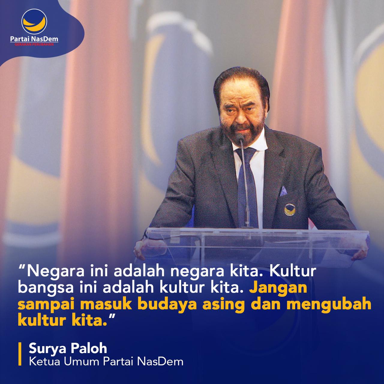 Jangan Masuk Budaya Asing dan Mengubah Kultur Kita
