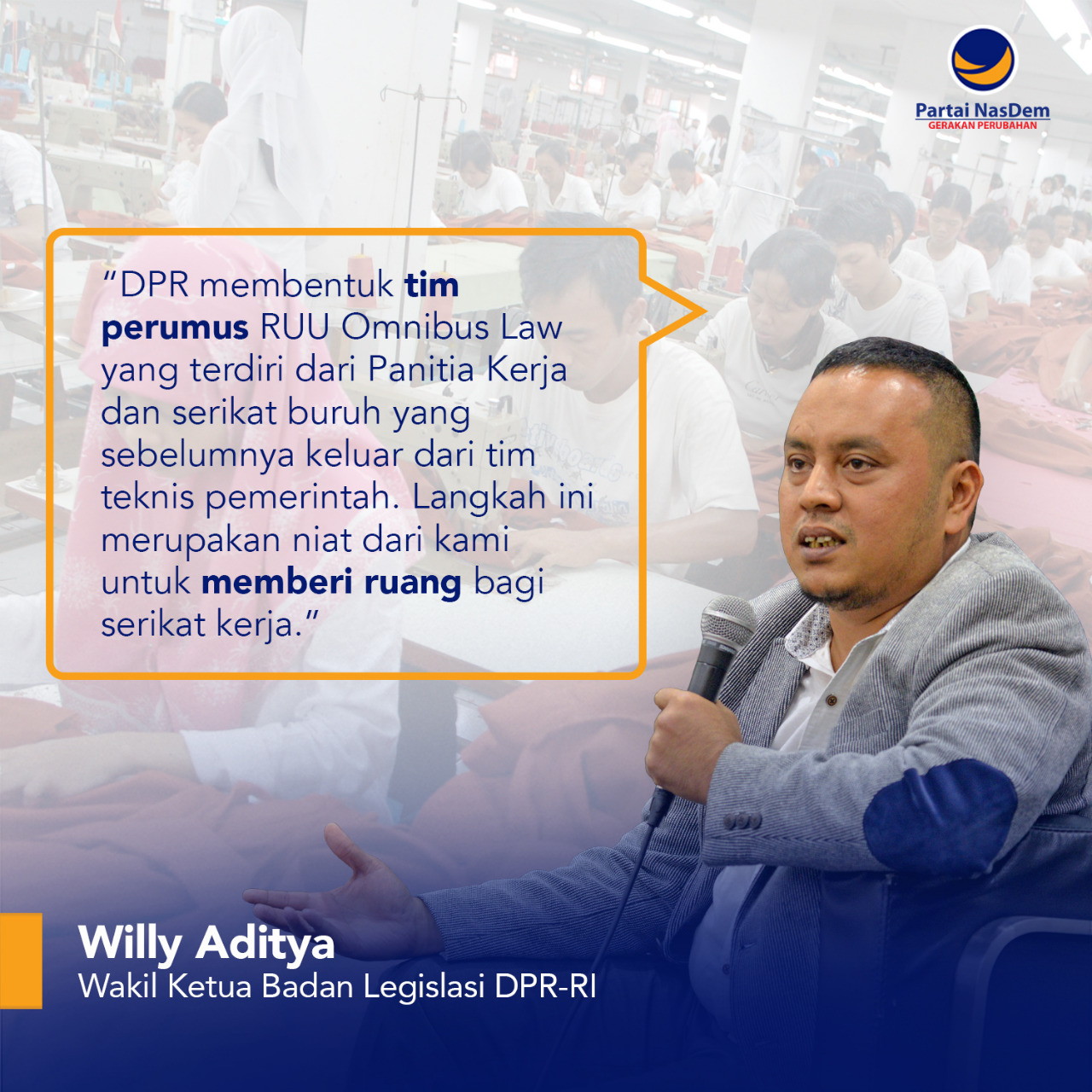 Willy Aditya Omnibus Law