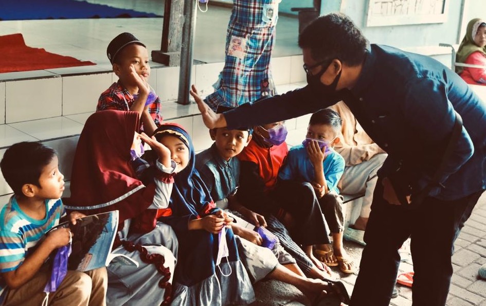 Kresna Dewa Turun ke Dapil Sambangi Panti Asuhan Al-Kaaf