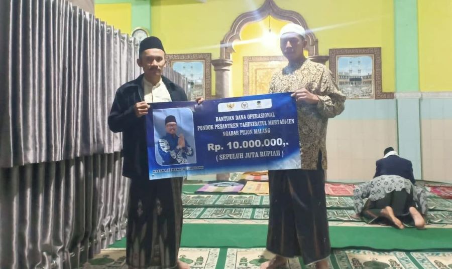 Dewanata Bantu Biaya Operasional Ponpes Tahdzibatul Mubtadien