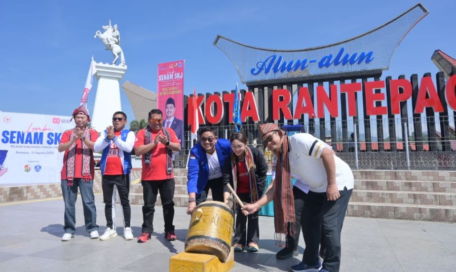 Eva Rataba Gelar Lomba Senam Kesehatan Jasmani di Toraja Utara