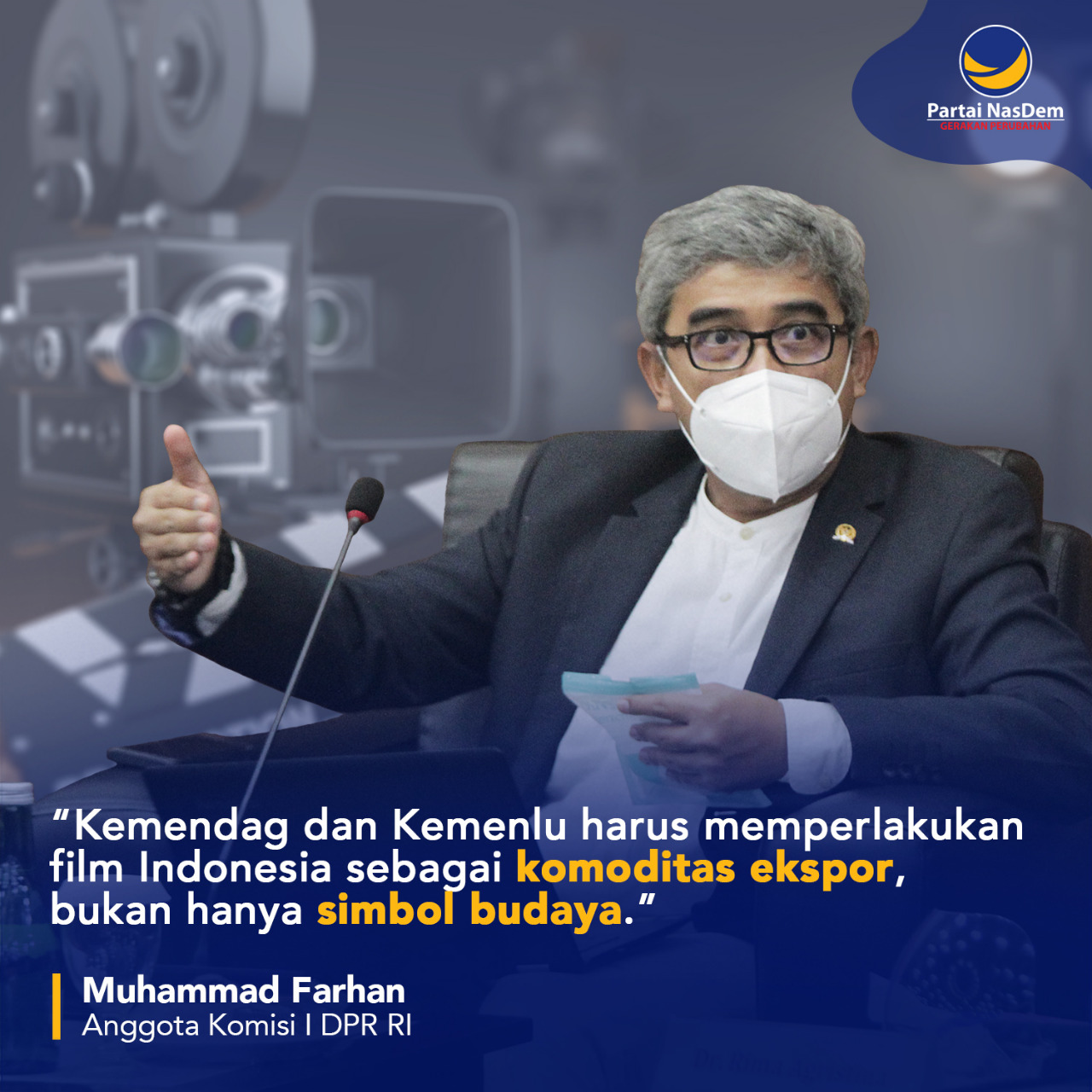 Farhan: Film Harus Jadi Komoditas Ekspor
