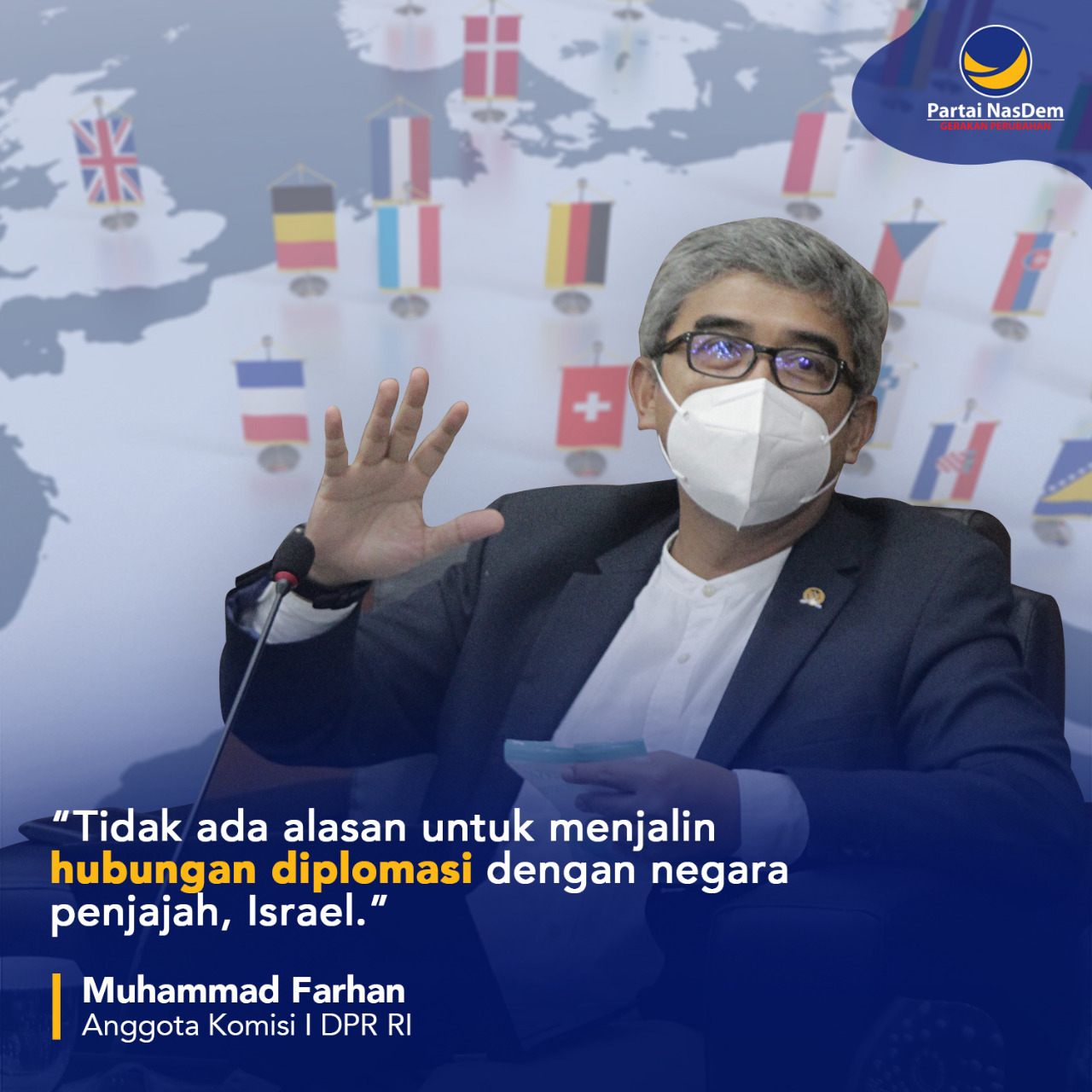 Pejabat Harus Jaga Jarak dengan Israel