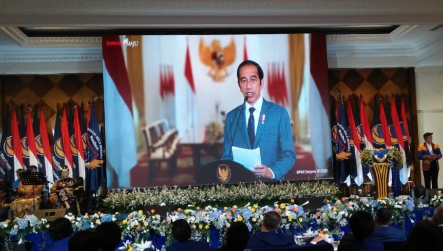Jokowi: NasDem Tumbuh Jadi Partai Besar yang Disegani