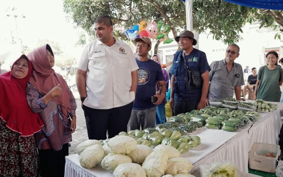 Bantu Masyarakat, Rajiv Gelar Gerakan Pangan Murah Jelang Nataru