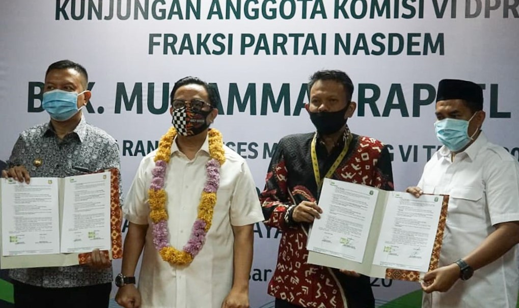 Rapsel Ali Saksikan Penandatanganan MoU Beasiswa