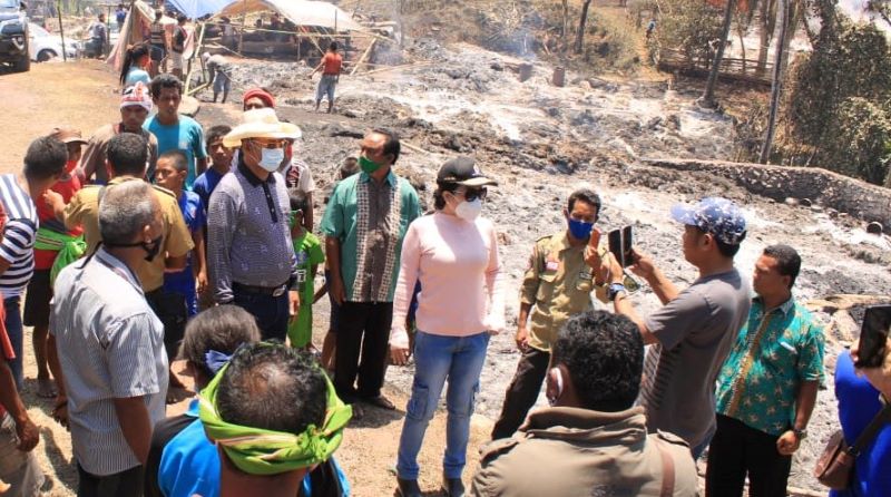 Ratu Wulla Beri Bantuan Darurat untuk Korban Kebakaran