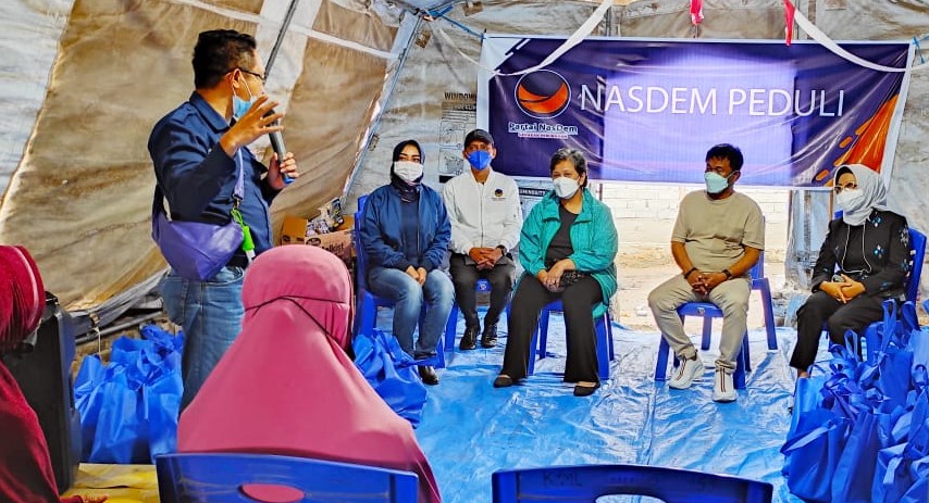 Wakil Ketua MPR Lestari  Moerdijat Temui Korban Likuefaksi Pasigala