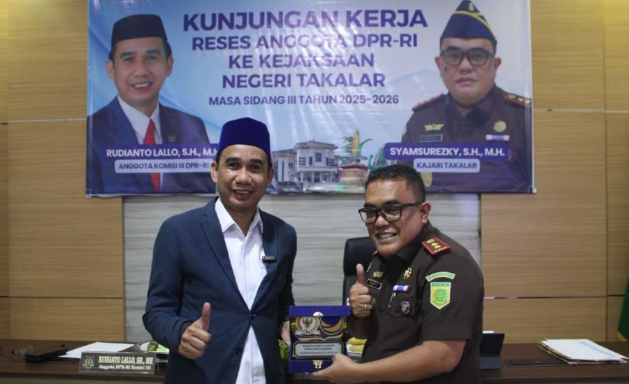 Rudianto Lallo Apresiasi Kinerja Kejaksaan Negeri Takalar