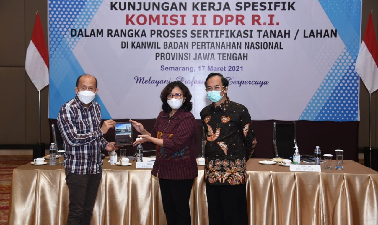 Saan Apresiasi Inovasi Pendataan Tanah BPN Jateng