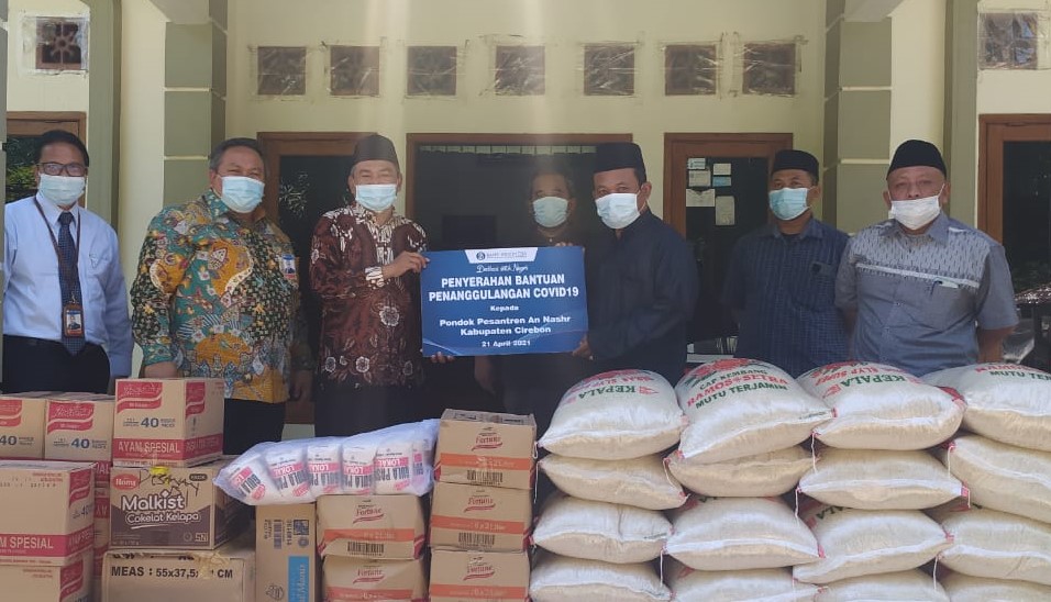 Satori Salurkan Bantuan Sembako ke Ponpes An-Naser