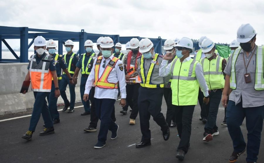 Syarief Monitor Realisasi Pembangunan Terminal Kijing