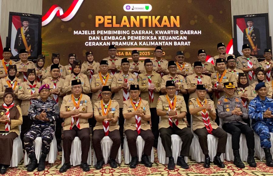 Syarief Abdullah Resmi Pimpin Kwarda Pramuka Kalbar